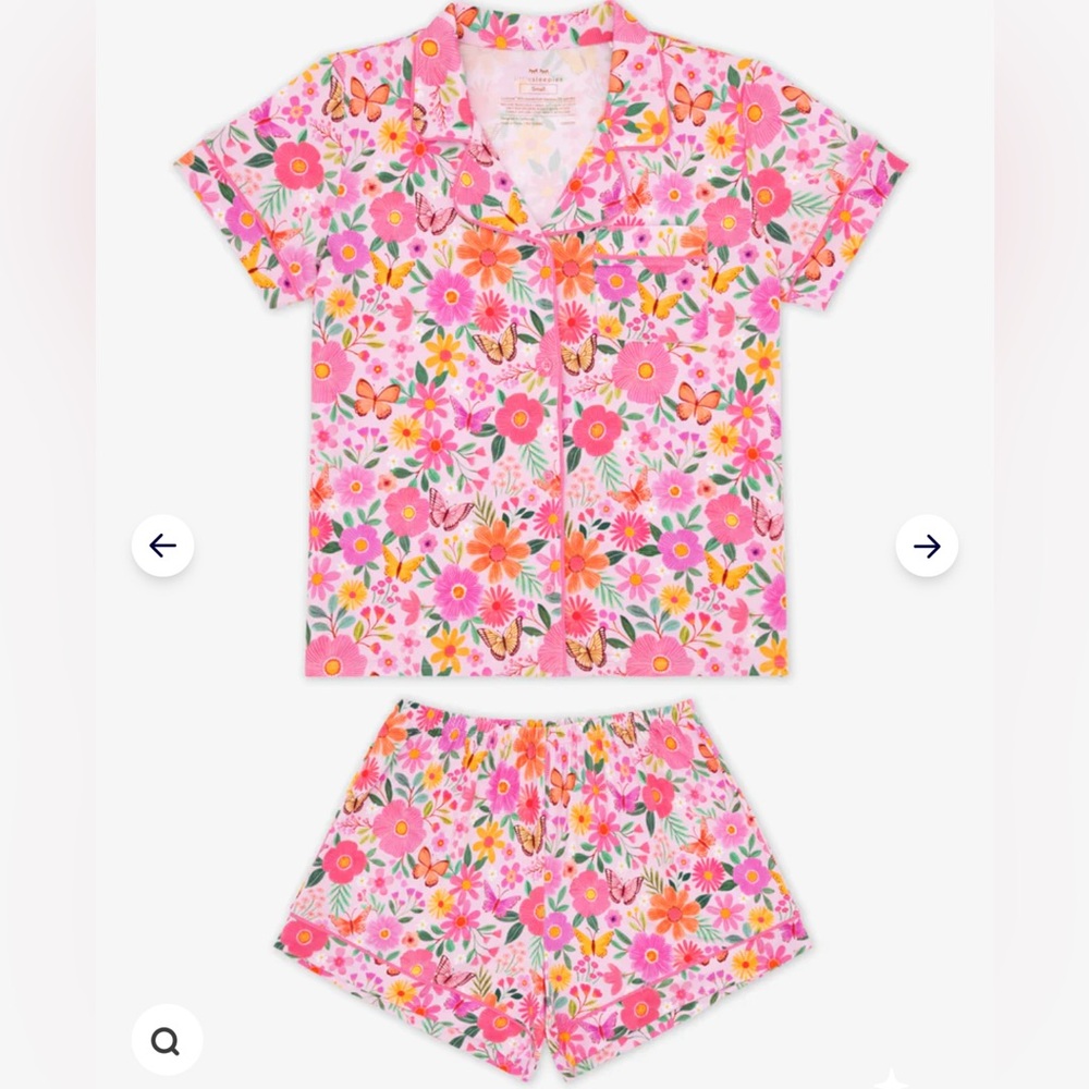 Little Sleepies Butterfly Blooms Pajama Set